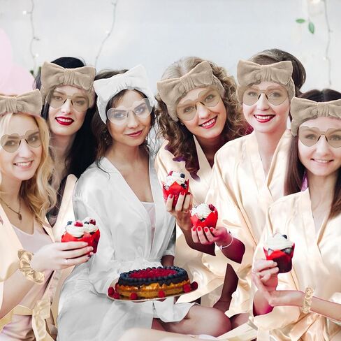 Coume 48 قطعة من أردية عيد الميلاد للنساء Queen Squad Robe النظارات الشمسية Scrunchie عصابات الرأس مشط حقيبة لعيد الميلاد in Kuwait