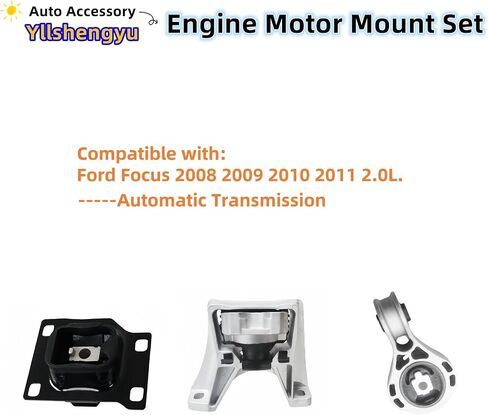 4Pcs Engine Motor Transmission Mount Set Compatible with Santa Fe 2010-2012 Fits for Sorento 2011-2013 L4 2.4L 3.5L FWD Replacement for 218302P000 218302P60 218302P400 218302P500 in Kuwait
