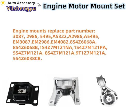 4Pcs Engine Motor Transmission Mount Set Compatible with Santa Fe 2010-2012 Fits for Sorento 2011-2013 L4 2.4L 3.5L FWD Replacement for 218302P000 218302P60 218302P400 218302P500 in Kuwait