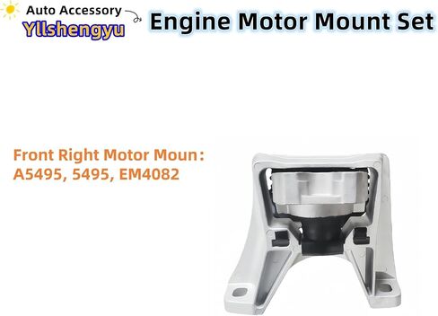 4Pcs Engine Motor Transmission Mount Set Compatible with Santa Fe 2010-2012 Fits for Sorento 2011-2013 L4 2.4L 3.5L FWD Replacement for 218302P000 218302P60 218302P400 218302P500 in Kuwait