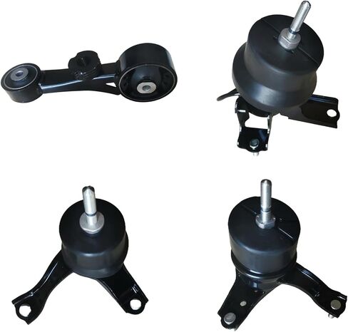 4Pcs Engine Motor Transmission Mount Set Compatible with Santa Fe 2010-2012 Fits for Sorento 2011-2013 L4 2.4L 3.5L FWD Replacement for 218302P000 218302P60 218302P400 218302P500 in Kuwait