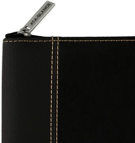 AT-A-GLANCE 2026 Appointment Book Planner, Weekly & Monthly, 8-1/4" x 11", Large, Executive, Zipper, Black (70NX810526) in Saudi Arabia