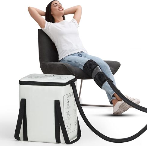 Cold Therapy Machine with Timer, 19 QT Ice Machine for Knee After Surgery, Pain Relief System, Comfort Pad for Knees Shoulders Waist and Elbows, Silent Pump, Ideal for Sports sprains in Saudi Arabia