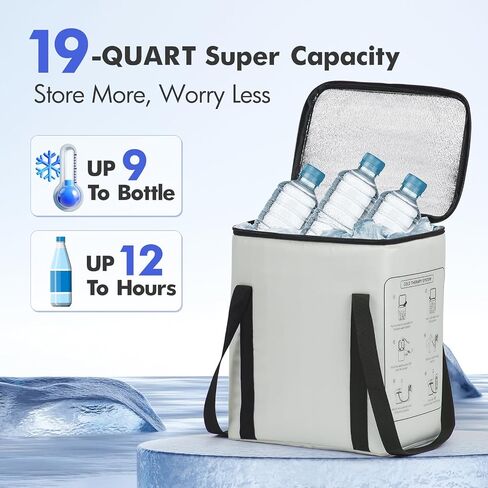 Cold Therapy Machine with Timer, 19 QT Ice Machine for Knee After Surgery, Pain Relief System, Comfort Pad for Knees Shoulders Waist and Elbows, Silent Pump, Ideal for Sports sprains in Saudi Arabia