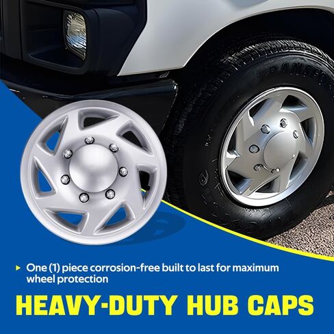 4 حزمة Hubcaps Wheel تغطي 16 "Hubcap لفورد E250 E350 E450 Econoline 1998-2023 ، Caps Caps Van Construction in Saudi Arabia