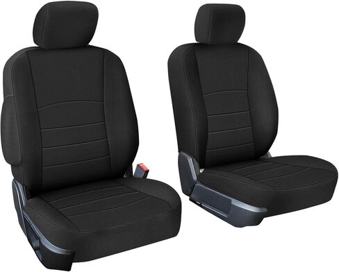 أغطية مقعد أمامية مخصصة من SAPUBK يتم استبدالها لعام 2013-2018 Dodge RAM و 2019-2021 Classic RAM 1500 2500 CREW CAB ، Neoprene Premium with Composite Soft Lining Cover Cover Costion in Saudi Arabia