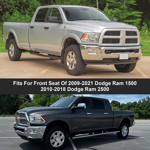 أغطية مقعد أمامية مخصصة من SAPUBK يتم استبدالها لعام 2013-2018 Dodge RAM و 2019-2021 Classic RAM 1500 2500 CREW CAB ، Neoprene Premium with Composite Soft Lining Cover Cover Costion in Saudi Arabia