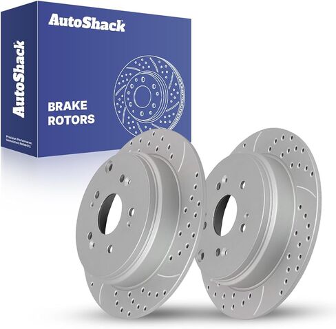 AutoShack Brake Rotors Rear Brake Rotor Replacement Kit for 2005-2016 Honda CR-V 2007-2018 Acura RDX 2.3L 2.4L 3.5L V6 4WD AWD FWD R41374PR in Kuwait