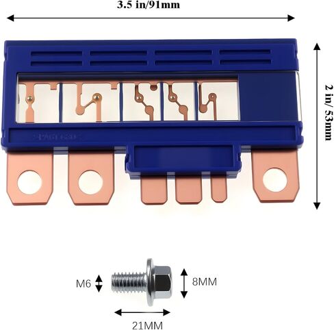 32V ANM MEGA/AMG Fuse 100A, Bolt Fuses 100A, High Current Bolt Mount Fuses for Cars, Trucks, Construction Vehicles, Buses, Caravans 5PCS in Saudi Arabia