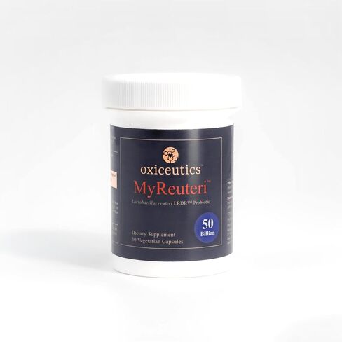 MyReuteri™ 10 Billion CFU Probiotic – Foundational-Strength L. reuteri LRDR™ + FOS Prebiotic – by Dr. William Davis – Makes Yogurt-Like Superfood – 30 Veg Capsules in Kuwait