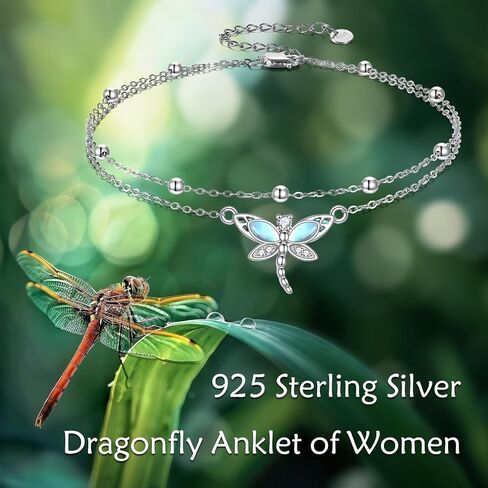 MONGAS Sterling Silver Women's Anklets Dolphin/Mermaid Tail/Butterfly/Sea Turtle/Golf Anklets Bracelet Jewelry Gifts for Women in Saudi Arabia