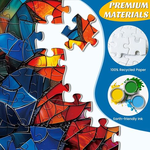 Puzzles for Adults 500 Pieces - Fun Picnic Pups Around The World Puzzle, Dog Gone Days Jigsaw Puzzle, Camping Animal Puzzles for Teens 12-16, Impossible Puzzle Perfect for Game Nights 20.5X 15 in in Saudi Arabia