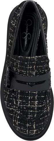 Jessica Simpson Women's Xuris Loafer Flat, Black, 7 in Saudi Arabia