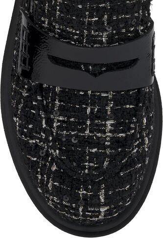 Jessica Simpson Women's Xuris Loafer Flat, Black, 7 in Saudi Arabia