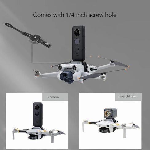محول حامل كاميرا بدون طيار لكاميرا Mini 3 Mini 2 MiniSE Mavic Mini Mavic AIR Spark Action Camera بدون طيار ملحقات طائرة بدون طيار مادة سيليكون ABS خفيفة الوزن ومتينة in Saudi Arabia