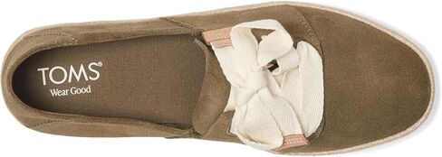 TOMS Womens Carolina Lace Up Espadrille Flats Casual - Beige in Saudi Arabia