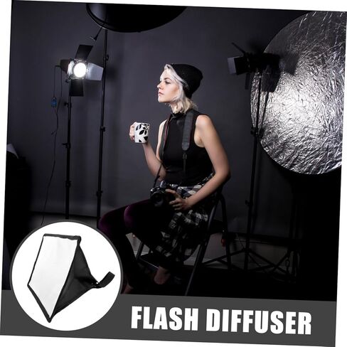 موزع فلاش الكاميرا المحمول Softbox Top Flash Light عاكس ناعم للتصوير الفوتوغرافي والبناء الواقعي، سهل التركيب للاستخدام الداخلي والخارجي in Kuwait