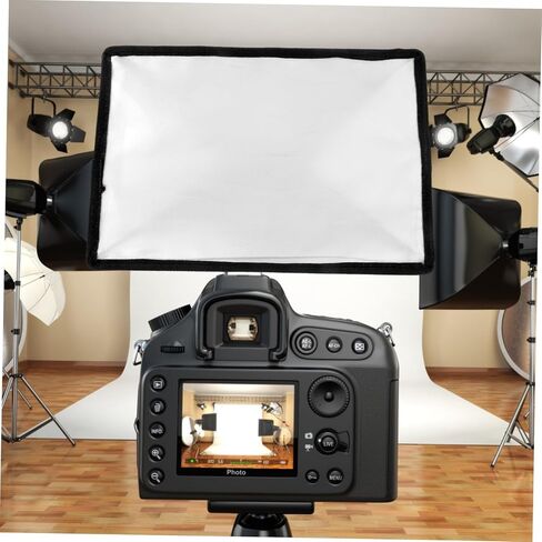 موزع فلاش الكاميرا المحمول Softbox Top Flash Light عاكس ناعم للتصوير الفوتوغرافي والبناء الواقعي، سهل التركيب للاستخدام الداخلي والخارجي in Kuwait