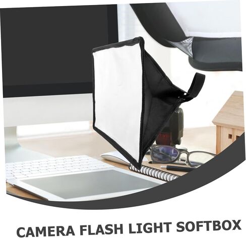 موزع فلاش الكاميرا المحمول Softbox Top Flash Light عاكس ناعم للتصوير الفوتوغرافي والبناء الواقعي، سهل التركيب للاستخدام الداخلي والخارجي in Kuwait