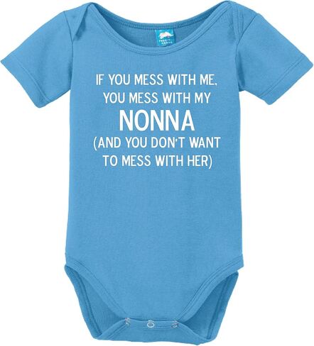 Sod الزي الرسمي فوضى معي فوضى مع My Nonna مطبوعة الرضع ارتداءها رومبير الطفل in Kuwait