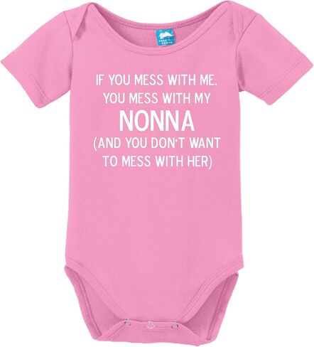Sod الزي الرسمي فوضى معي فوضى مع My Nonna مطبوعة الرضع ارتداءها رومبير الطفل in Kuwait