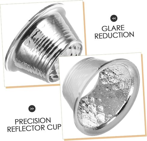 Angoily 3pcs Spotlight Fixture Shade Replacement Led Light Reflector Accessory Easy Install Flashlight Reflector Cup Focused Lighting and Glare Minimization in Saudi Arabia