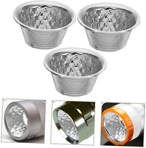 Angoily 3pcs Spotlight Fixture Shade Replacement Led Light Reflector Accessory Easy Install Flashlight Reflector Cup Focused Lighting and Glare Minimization in Saudi Arabia