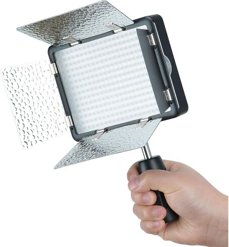 Godox LF308Bi Bi-Color Temperature LED Flash Light Photography Fill-in Lamp Video Light 3300K-5600K 18W Smartphone APP/ 2.4G Wireless Control with Remote Controller Power Adapter in Saudi Arabia