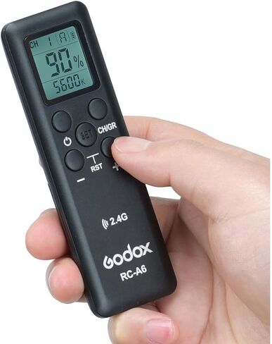 Godox LF308Bi Bi-Color Temperature LED Flash Light Photography Fill-in Lamp Video Light 3300K-5600K 18W Smartphone APP/ 2.4G Wireless Control with Remote Controller Power Adapter in Saudi Arabia