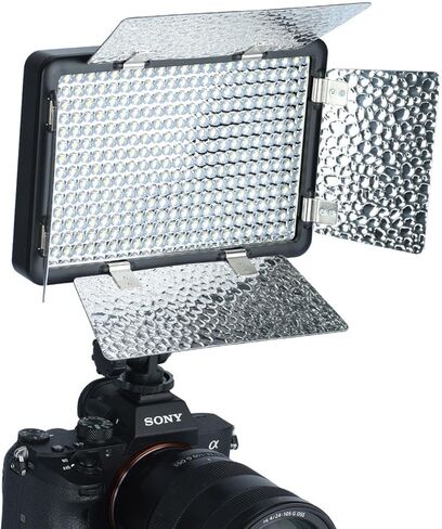 Godox LF308Bi Bi-Color Temperature LED Flash Light Photography Fill-in Lamp Video Light 3300K-5600K 18W Smartphone APP/ 2.4G Wireless Control with Remote Controller Power Adapter in Saudi Arabia