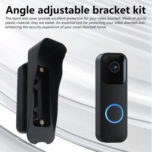 New Doorbell Mount and Cover Bracket Only for Blink Video Doorbell 1st Gen, White Adjustable Mount Kit (up to 110 Degrees Tilt) Wide Viewing Range Left/Right in Saudi Arabia