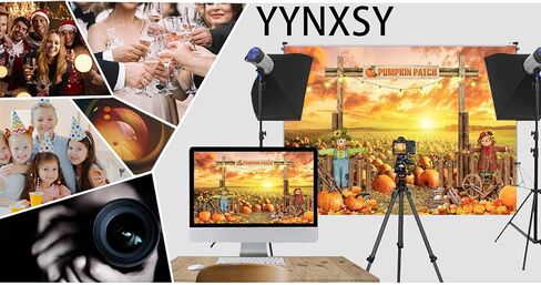 YYNXSY 7X5FT سقوط خلفية التصوير الفوتوغرافي اليقطين التصحيح الخلفيات الخريف الحصاد Backgroud مشهد ريفي العودة قطرة عيد الشكر زينة الحفلات راية YY-2533 in Kuwait