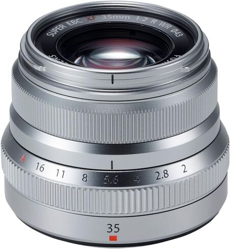 حزمة عدسة Fujifilm XF 35 مم f/2 R WR (فضية) مع فلتر HGX Prime للحماية 43 مم + المزيد من الملحقات | فوجي 35 ملم f2 in Saudi Arabia