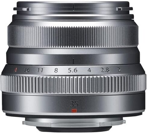 حزمة عدسة Fujifilm XF 35 مم f/2 R WR (فضية) مع فلتر HGX Prime للحماية 43 مم + المزيد من الملحقات | فوجي 35 ملم f2 in Saudi Arabia