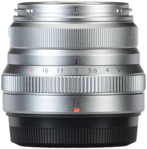 حزمة عدسة Fujifilm XF 35 مم f/2 R WR (فضية) مع فلتر HGX Prime للحماية 43 مم + المزيد من الملحقات | فوجي 35 ملم f2 in Saudi Arabia