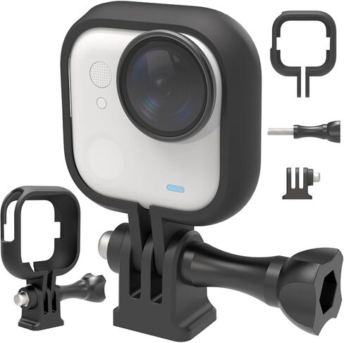 Mount Adapter for Insta360 Go Ultra Bundle Protective Frame Cage Kit with 1/4" Thread Adapter Action Camera for Tripod Selfie in Saudi Arabia