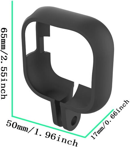 Mount Adapter for Insta360 Go Ultra Bundle Protective Frame Cage Kit with 1/4" Thread Adapter Action Camera for Tripod Selfie in Saudi Arabia