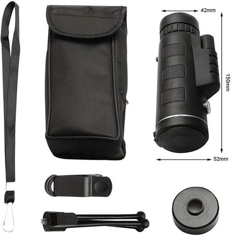 Monoculars Telescope, Zoom Monocular， Portable 10X50 High-Definition Dual-Tone Telescope Outdoor Sight with Compass， Tripod and Hanging Eye Mask in Saudi Arabia