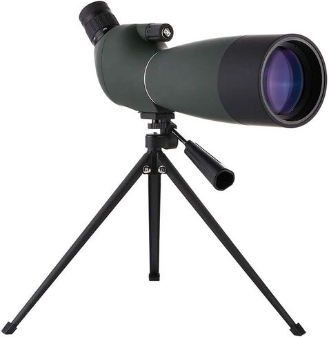 Monoculars Telescope, Outdoor Travel Telescope Bird Mirror Telescope Single Cylinder Zoom 25-75X70 High Magnification HD Target Mirror with Tripod for Framing， B in Saudi Arabia