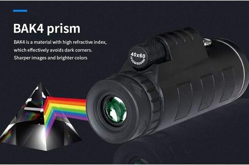 Monoculars Telescope, Mobile Phones Monocular Telescope with Compass and Tripod，Astronomical Refractor Telescope，Mini Telescope，Long-Lasting Outdoor Application in Saudi Arabia