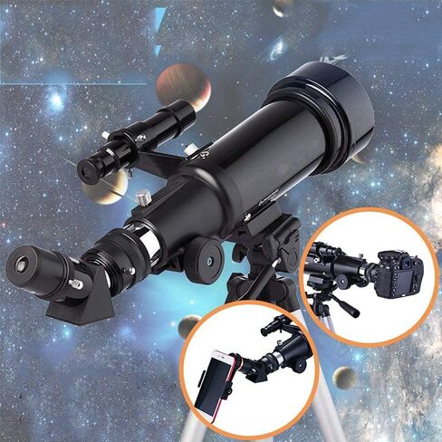 Monoculars Telescope, Astronomical Telescope Professional Stargazing high-Definition 5000 NightStudents Adult deep Space Days，Black，Telescope in Saudi Arabia