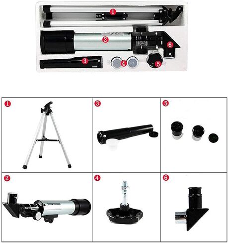 Monoculars Telescope, Student Astronomical Telescope Professional Stargazing Single Tube High Power High-Definition NightOutdoor Mirror Used for Students， Ch in Saudi Arabia