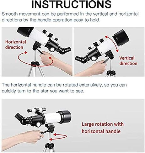 Monoculars Telescope, Astronomical Telescope for Beginners and ， 70mm/400mm High Magnification Telescope with Tripod， Easy to Carry， Bird and Landscape Obser in Saudi Arabia