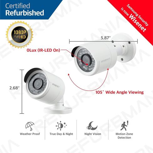 Samsung Wisenet SDC-9443BC 1080p Full HD Weatherproof Bullet Camera in Saudi Arabia
