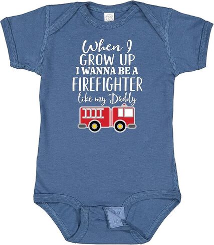 inktastic Future Firefighter Like Daddy Baby Bodysuit in Saudi Arabia