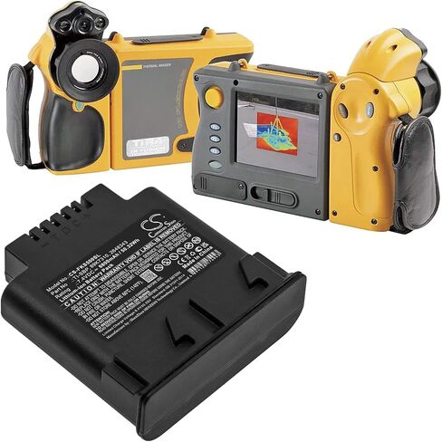 (2 حزمة) بطارية XSP 3000mAh لـ Fluke IR Smart IR Flexcam Ti50FT Ti55FT TiR3FT TiR4FT PN TI-SBP 89K7310 2648343 6800mAh in Kuwait