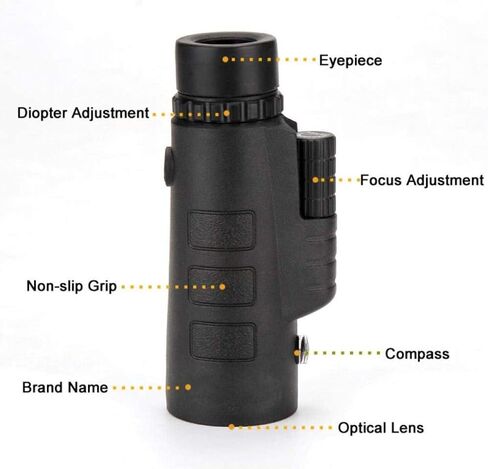 Telescopes for Adults Astronomy, High Power Telescope 35X50 Monocular High Power with Compass Hd Big Vision l Binoculars for Camping Bird-Watching Travel in Saudi Arabia