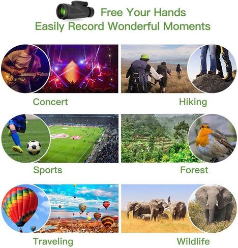Telescopes for Adults Astronomy, High Power Monocular Telescope with Low High Power Monoculars for Adults and for Bird Watching Camping Travelling in Saudi Arabia