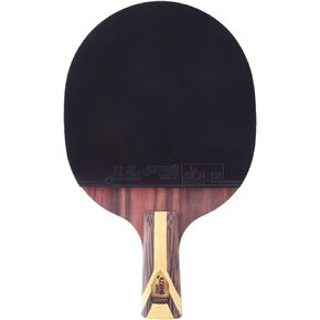 DHS 9 Star 9002/9006 Table Tennis Racket, Professional 5 Wood 2 ALC Offensive Ping Pong Paddle with Hurricane 3 Sticky Rubber