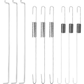 Suvnie 18PCS Throttle Return Spring Linkage Kit, Classification Carburetor Governor Connecting Rod Speed Control Spring, Fuel Throttle Return Spring Fit for 168F GX160 GX200 170F GX210